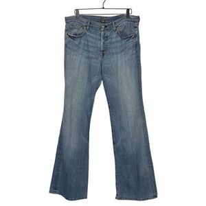 7 For All Mankind Relaxed Light Wash Jeans 36x34